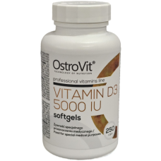 Вітамін OstroVit Vitamin D3 5000 MEGA 250 Tabs 