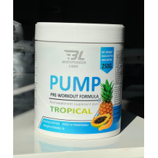 Передтренувальний комплекс Bodyperson Labs Pump  Pre-Workout Тропічні фрукти 250 г!