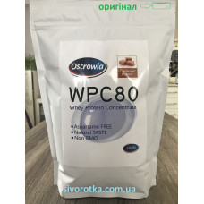 Протеин WPC 80 Milkiland Ostrowia Caramel 1kg.