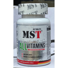 Потужний Мультивітамінний комплекс MST AllVitamins Німеччина  - 60 tab!